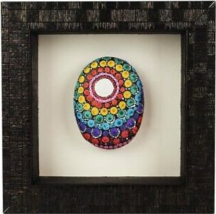 Hand-Painted Stone – Mandala