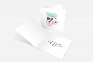Congratulations Card- Digital Printed Wish