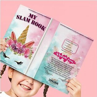Kids Slam Book- Digital Printed Unicorn
