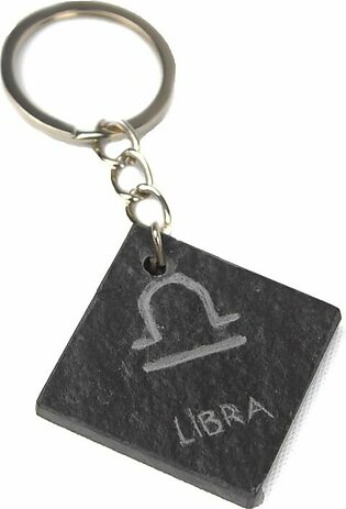 Stone Carving Keychain – Libra