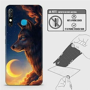 Tecno Camon 12 Back Skin – Design 5 – Mighty Wolf Skin Wrap Back Sticker