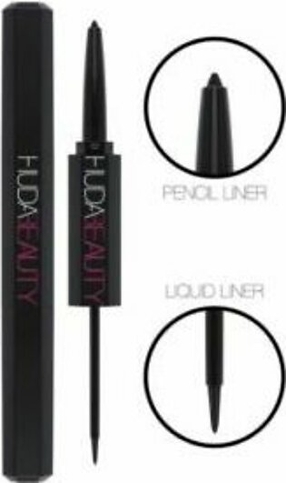 Huda Beauty Life Liner Duo Pencil & Liquid Eyeliner – #Very Vanta (Extreme Black)