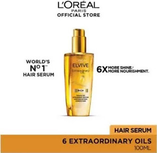 Loreal paris elvive extraordinary oil hair serum 100 ml – for all hair types