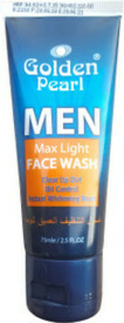 Golden Pearl Men Max Light Face Wash 75 ml
