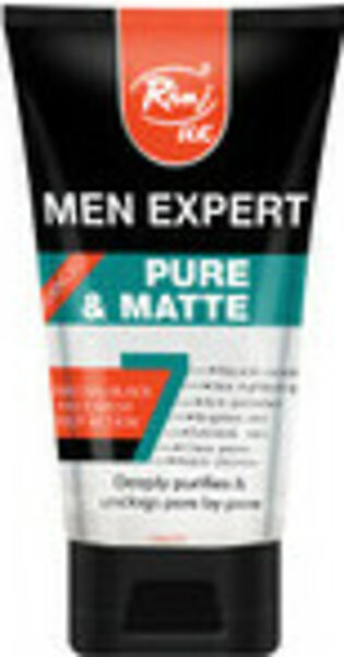 Rivaj UK Men Pure & Matte Charcoal Face Wash 150ml
