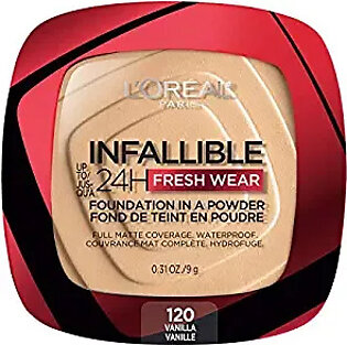 Loreal paris infallible 24hr fresh wear face powder foundation – 120 vanilla
