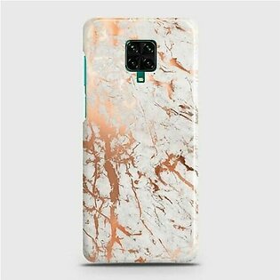 Xiaomi Redmi Note 9 Pro Cover – In Chic Rose Gold Chrome Style Printed Hard Case with Life Time Colors Guarantee