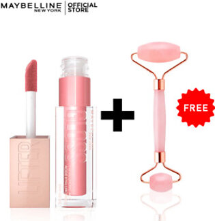 Maybelline NY Lifter Gloss Hydrating Lip Gloss + Free Jade Roller