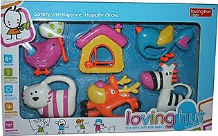 Loving Hut Rattle for Babies 6 Pcs Set Toy