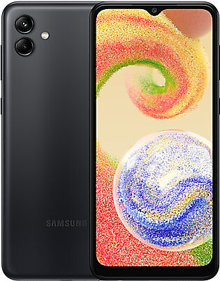 Samsung Galaxy A04 (4G 4GB 64GB Black) With Official Warranty
