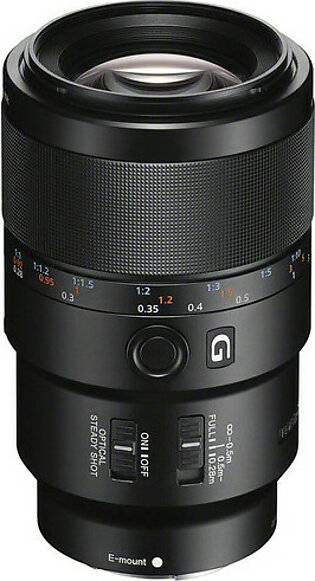 Sony Camera Lens Fe 90mm F2.8 Macro G OSS Lens (SEL90M28G) Black