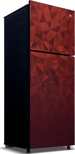 PEL PRCGD-2550 Curved Maroon Blaze Refrigerator
