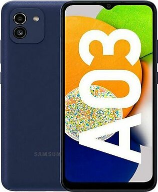 Samsung Galaxy A03 (4G 4GB 64GB Blue) With Official Warranty