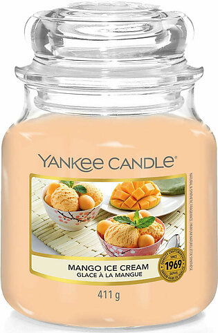 Yankee Candle Medium Jar - Mango Ice Cream