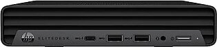 HP Desktop PC EliteDesk 805 G6 Mini (AMD R5 Pro 3.7GHz, 16GB RAM – 256GB SSD) (3E4B8US#ABA) – Black