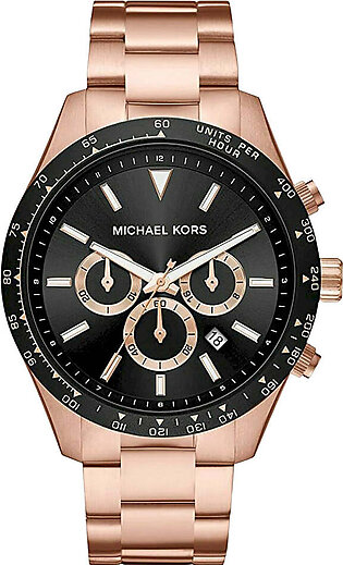 Michael Kors Men’s Quartz Stainless Steel Black Dial 45mm Watch - MK8824