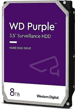 Western Digital 8TB Purple 3.5″ 5460 6Gb/s SATA Internal Hard Drive (WD84PURZ)