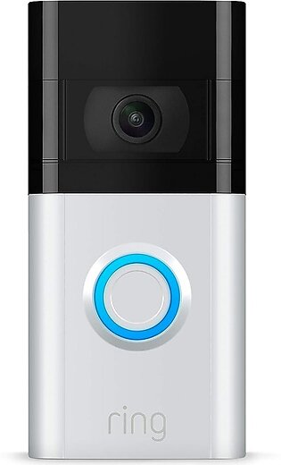 Ring Video Doorbell 3 – Satin Nickel