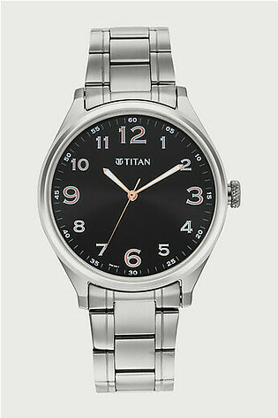 Titan Trendsetters Black Dial Mens Watch - 1802SM04