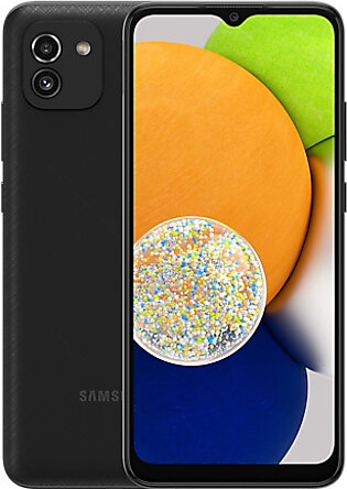 Samsung Galaxy A03 (4G 4GB 64GB Black) With Official Warranty