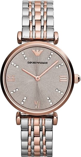 Emporio Armani Women’s Analog Stainless Steel Grey Dial 31mm Watch - AR1840