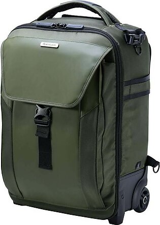 Vanguard VEO Select 59T GR 2-wheel Roller Case Backpack - Green