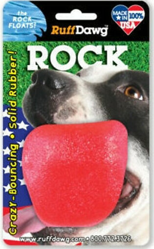 RuffDawg Rubber Rock Retrieving Dog Toy