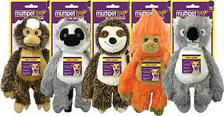Multipet Assorted 10" Bark Buddies Plush Dog Toys