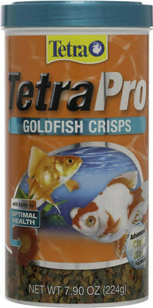 TetraPro Goldfish Crisps Fish Food, 7.9 Oz.