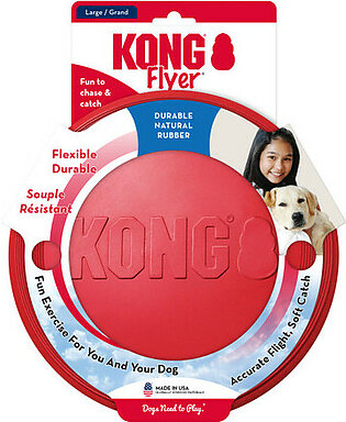 KONG Rubber Flyer Dog Toy