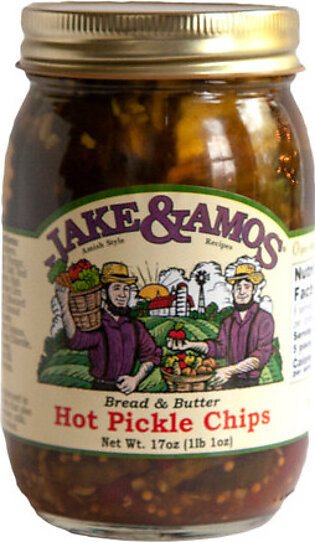Jake and Amos Lime Pickles 17 Ounces
