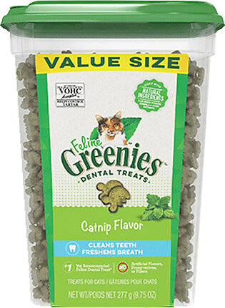 Greenies Feline Savory Catnip Flavor Dental Cat Treats 9.75oz