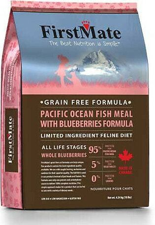 FirstMate Pacific Ocean Fish Meal With Blueberries Formula Dry Cat Food