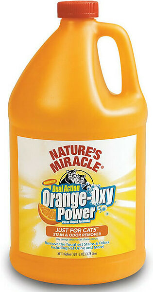 Natures Miracle Orange Oxy Stain & Odor Remover Fo Gallon