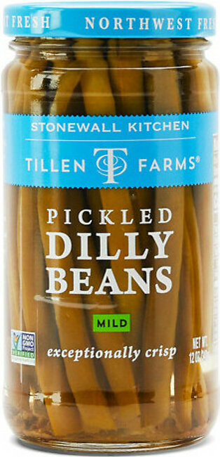 Stonewall Kitchen Tillen Farms Mild Pickled Dilly Beans, 12 Oz.