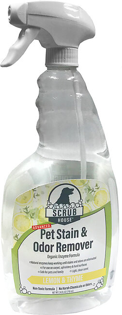 Scrub House Lemon & Thyme Advanced Pet Stain & Odor Remover, 24 Oz.