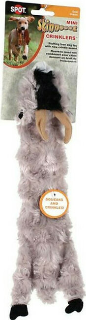 Ethical Pet Spot 14" Skinneeeez Crinkler Goat Dog Toy