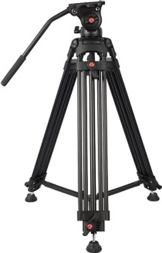Professional Aluminium DSLR Camera Tripod Stand 1.8m / 6ft 8KG Payload con 360 ° Panorámico