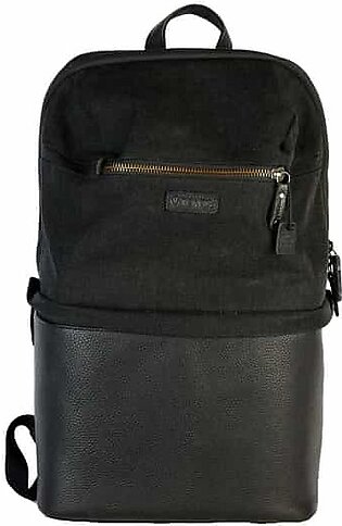 Tenba Cooper DSLR Backpack, Gray/Black Leather, 22.35x12.6x7.85