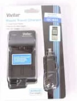 Vivitar Rapid Travel Charger QC-603 for Panasonic CGR-S002E, CGA-S006E, DMW-BM7, DMW-BMA7 Batteries