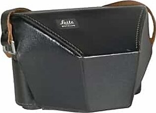 Leica Eveready Case for M Series with Slant Front, Black Hard Leather (14534)