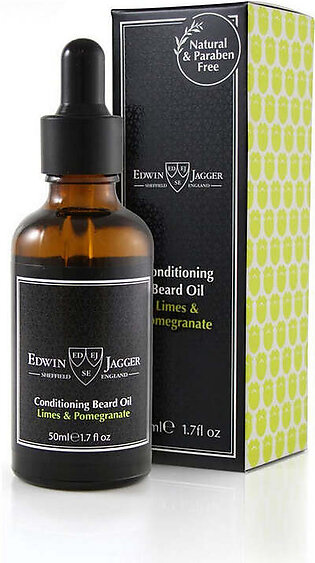 Edwin Jagger Beard Oil - Limes & Pomegrante - 50ML / 1.7 OZ