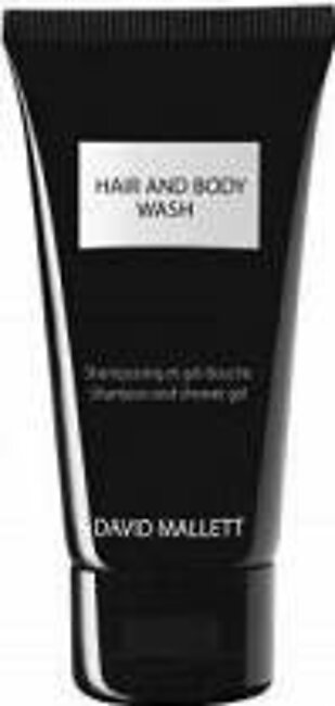 David Mallett Hair and Body Wash Shampoo and Shower Gel 1.69 oz. Travel Size