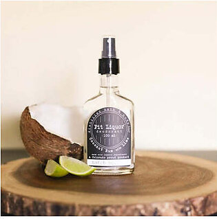 Pit Liquor Spray-On Natural Deodorant 100ml (Coconut Rum With Lime)