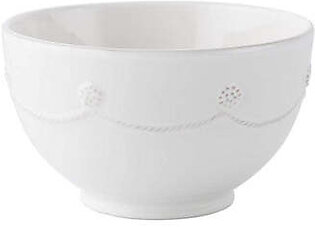 Berry and Thread Round Cereal / Ice Cream Bowl by Juliska - Whitewash