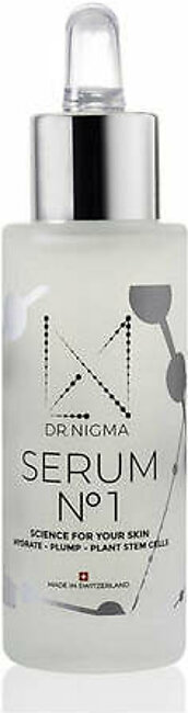 Dr. Nigma Serum No 1, Face Serum, Hydrate, Plump, Plant Stem Cells, 1.0 Fl. Oz.