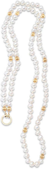 PEARL AND GOLD BEAD CELEBRATION NECKLACE