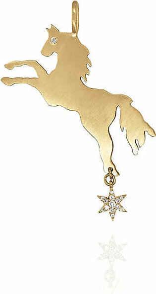 FAUNA SMALL HORSE CHARM WITH STAR