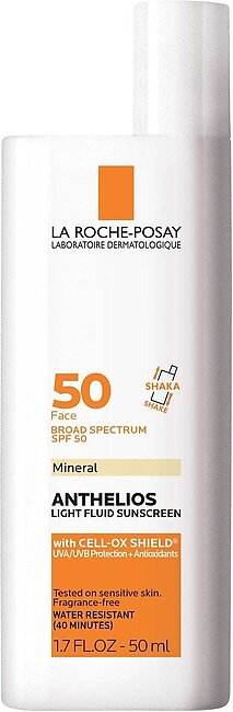 La Roche-Posay Anthelios Mineral Light Fluid Sunscreen SPF 50