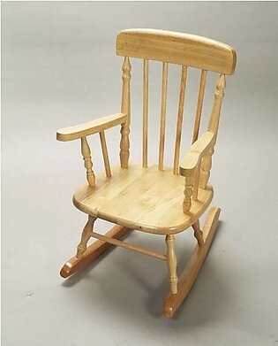 Giftmark 1410N Child s Spindle Rocking Chair Natural